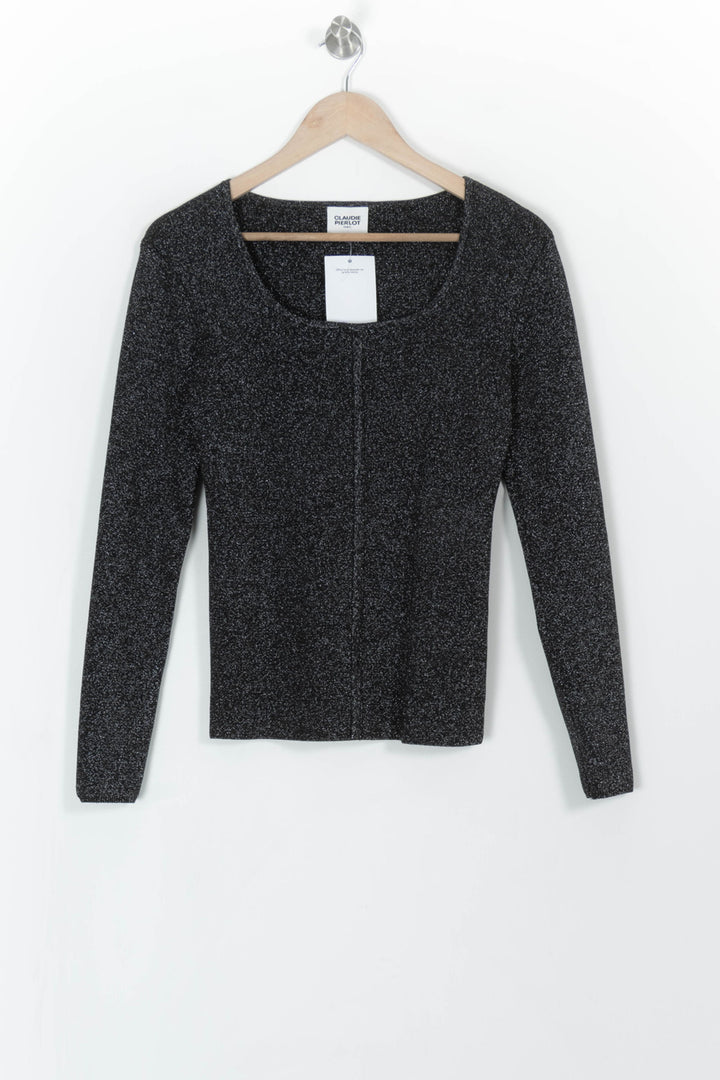 Gilet Noir - Taille S/36 de la marque Claudie Pierlot | PARAD86586 - Vendu par Paradigme - Image 2