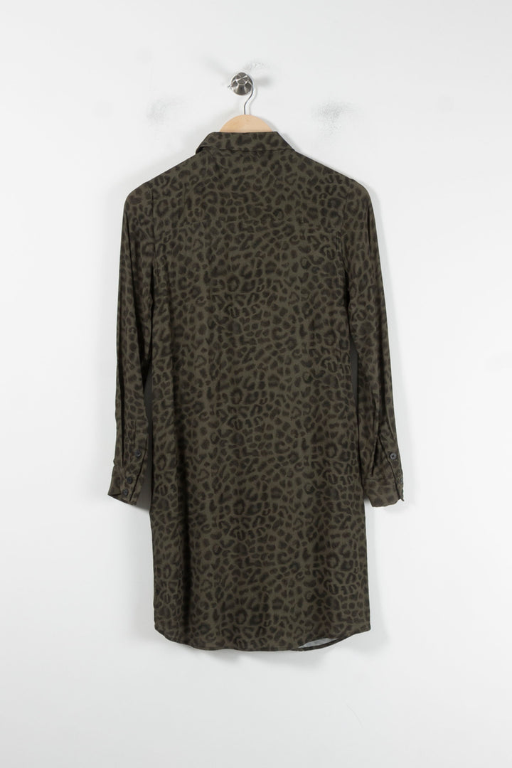 Robe Chemise Verte - Taille XS/34 de la marque Maison 123 | PARAD86589 - Vendu par Paradigme - Image 4