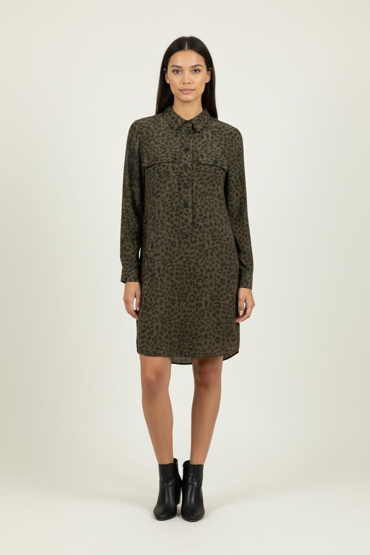 Robe Chemise Verte - Taille XS/34 de la marque Maison 123 | PARAD86589 - Vendu par Paradigme - Image 1