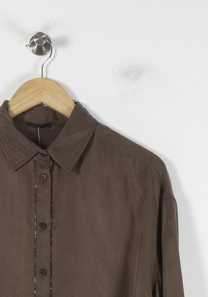 Chemise Marron - Taille M/38 de la marque IKKS | PARAD86590 - Vendu par Paradigme - Image 3