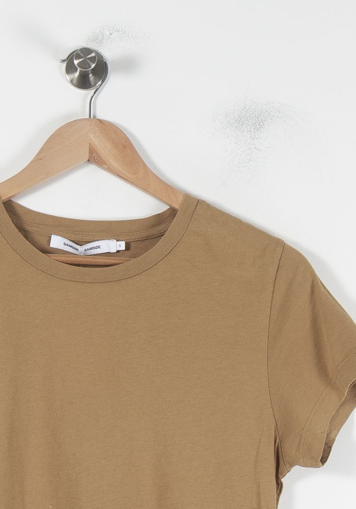 Tee-shirt Marron - Taille S/36 de la marque Samsoe Samsoe | PARAD86594 - Vendu par Paradigme - Image 3
