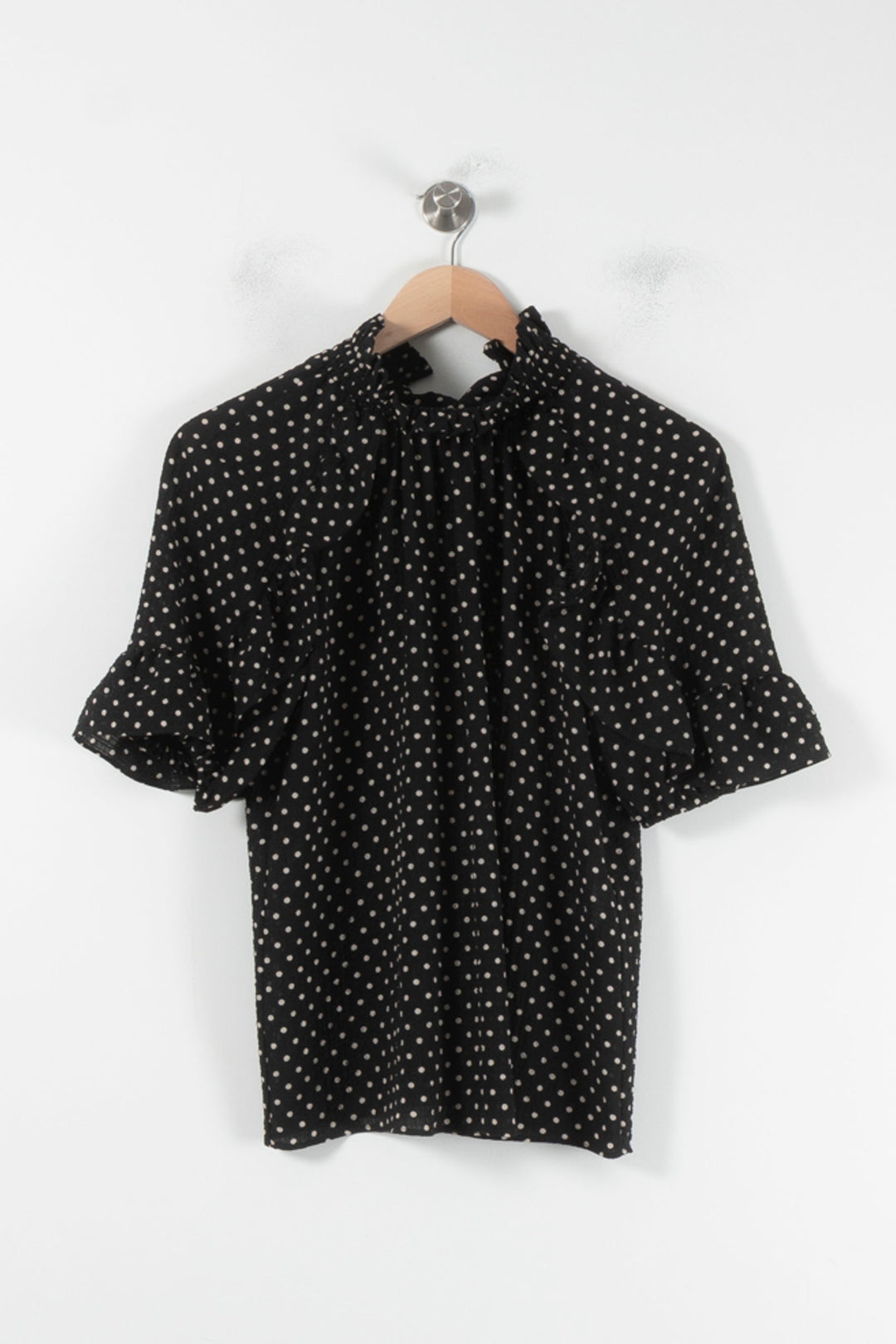 Blouse Noire et Blanche - Taille S/36 de la marque Sézane | PARAD86602 - Vendu par Paradigme - Image 2