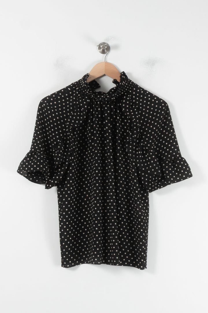Blouse Noire et Blanche - Taille S/36 de la marque Sézane | PARAD86602 - Vendu par Paradigme - Image 2