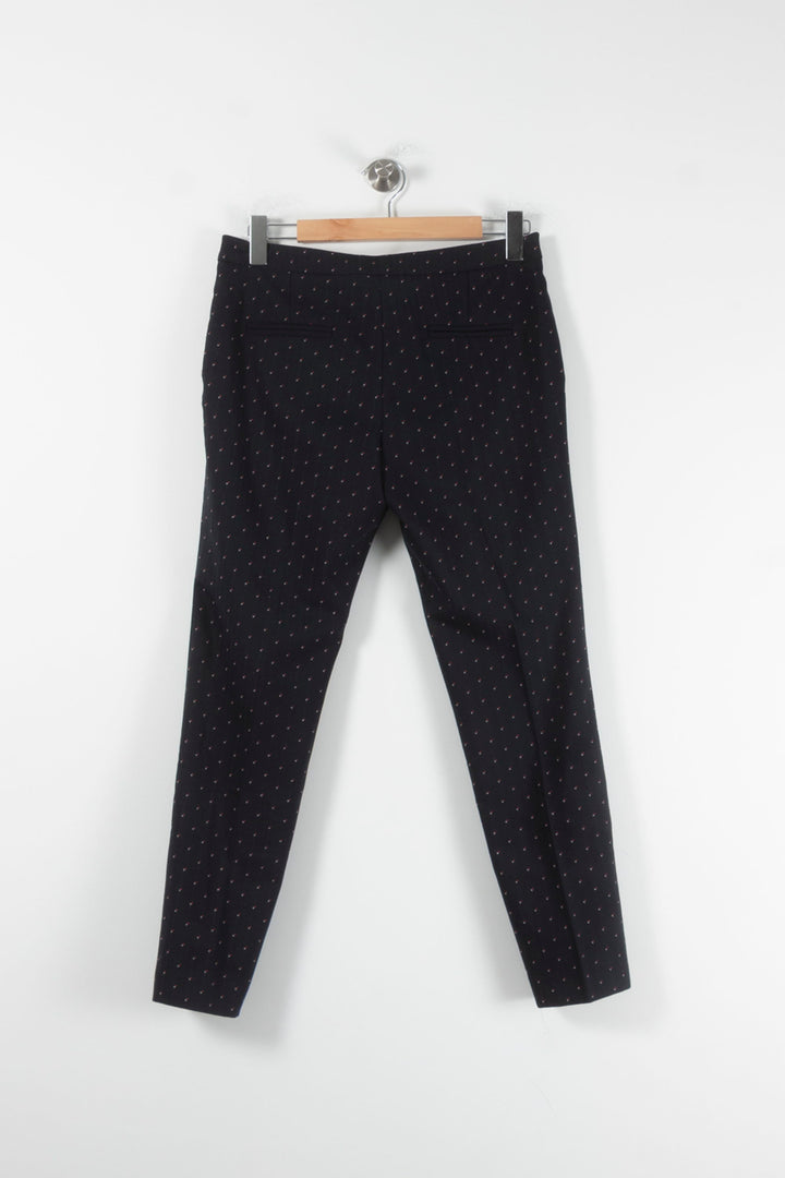 Pantalon Noir - Taille L/40 de la marque Claudie Pierlot | PARAD86608 - Vendu par Paradigme - Image 4