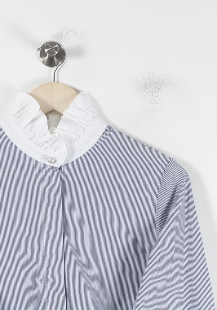 Chemise Bleu et Blanche - Taille M/38 de la marque Claudie Pierlot | PARAD86611 - Vendu par Paradigme - Image 3