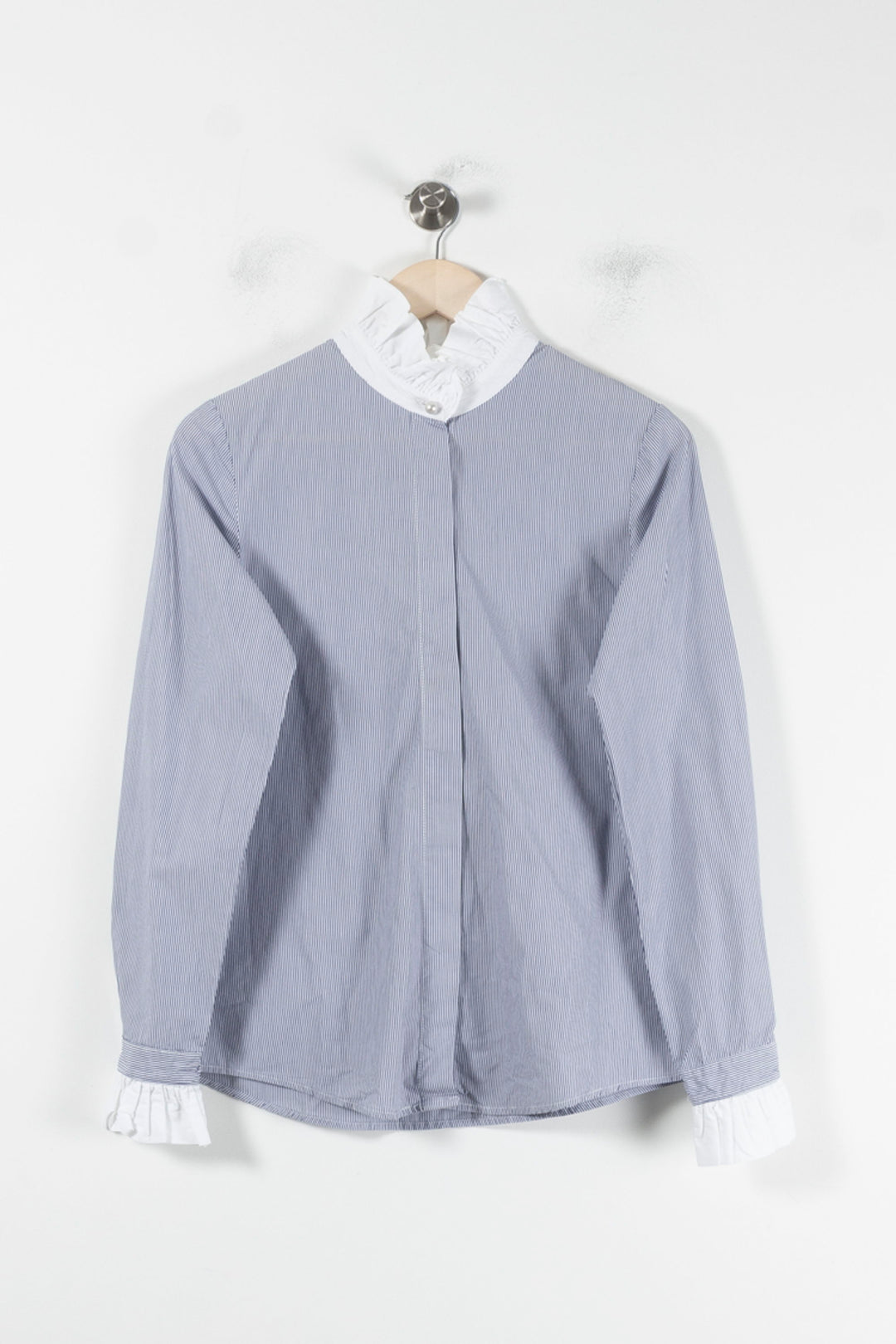 Chemise Bleu et Blanche - Taille M/38 de la marque Claudie Pierlot | PARAD86611 - Vendu par Paradigme - Image 2