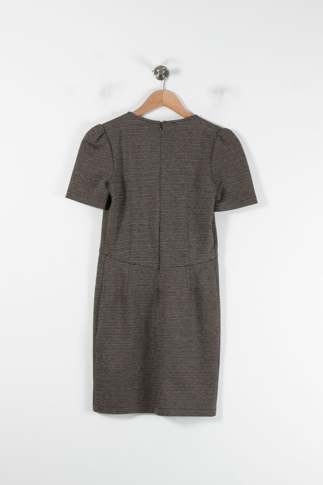 Robe Courte Grise - Taille XS/34 de la marque Sessùn | PARAD86620 - Vendu par Paradigme - Image 4