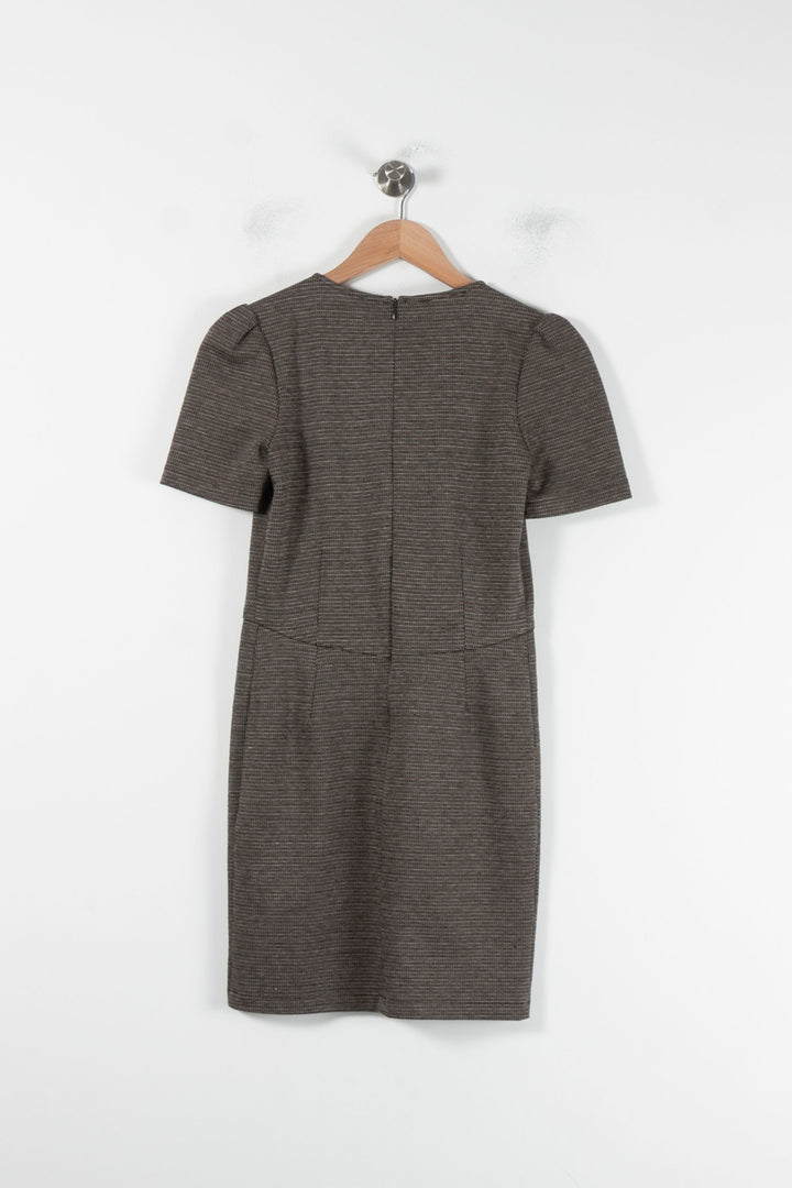 Robe Courte Grise - Taille XS/34 de la marque Sessùn | PARAD86620 - Vendu par Paradigme - Image 4