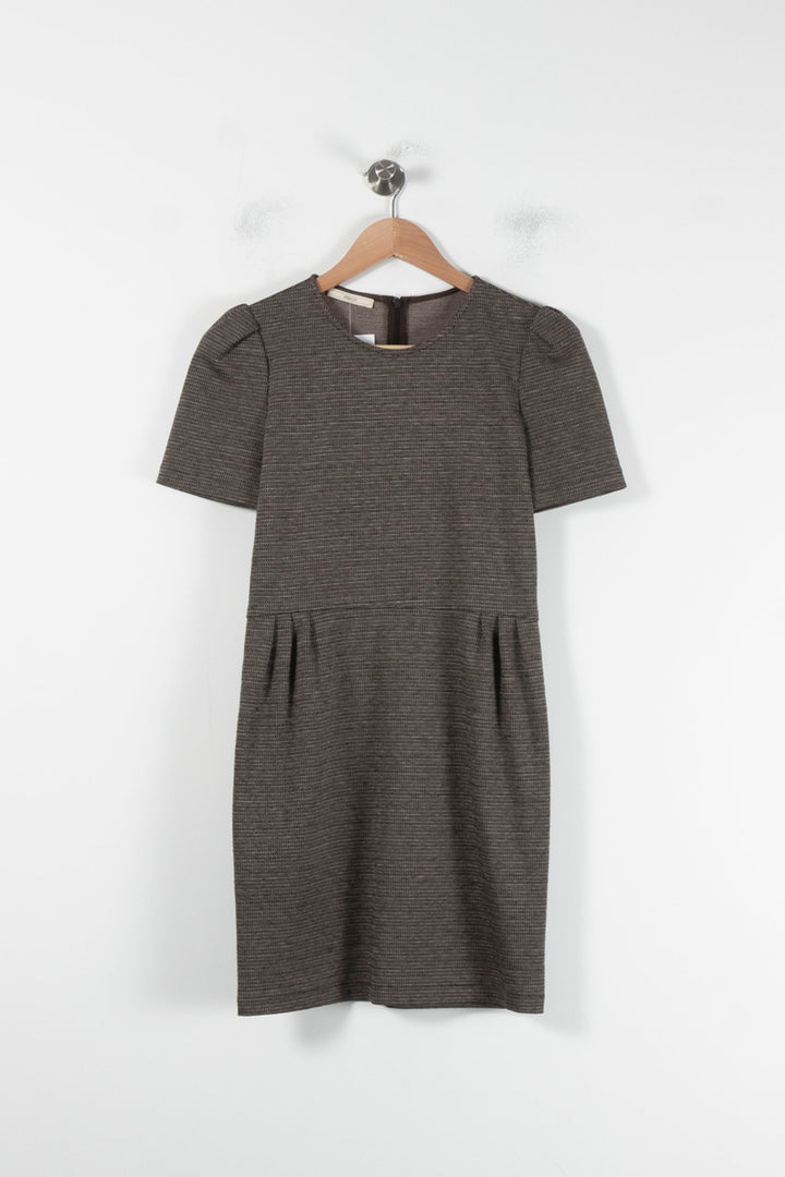 Robe Courte Grise - Taille XS/34 de la marque Sessùn | PARAD86620 - Vendu par Paradigme - Image 2