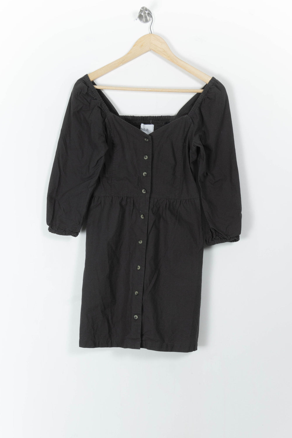 Robe Boutonnée Grise - Taille XS/34 de la marque ba&sh | PARAD86622 - Vendu par Paradigme - Image 2