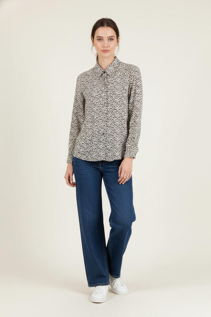 Chemise Blanche et Noire - Taille M/38 de la marque Pablo | PARAD86627 - Vendu par Paradigme - Image 1