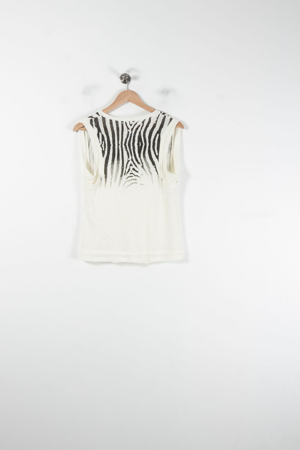 Débardeur Blanc et Noir - Taille S/36 de la marque Maje | PARAD86654 - Vendu par Paradigme - Image 2