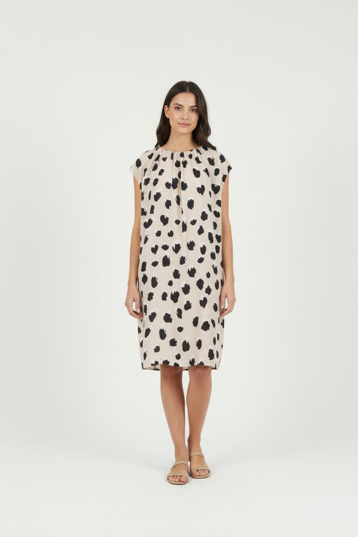 Robe Longue Beige et Noire - Taille S/36 de la marque Acne Studios | PARAD86658 - Vendu par Paradigme - Image 1