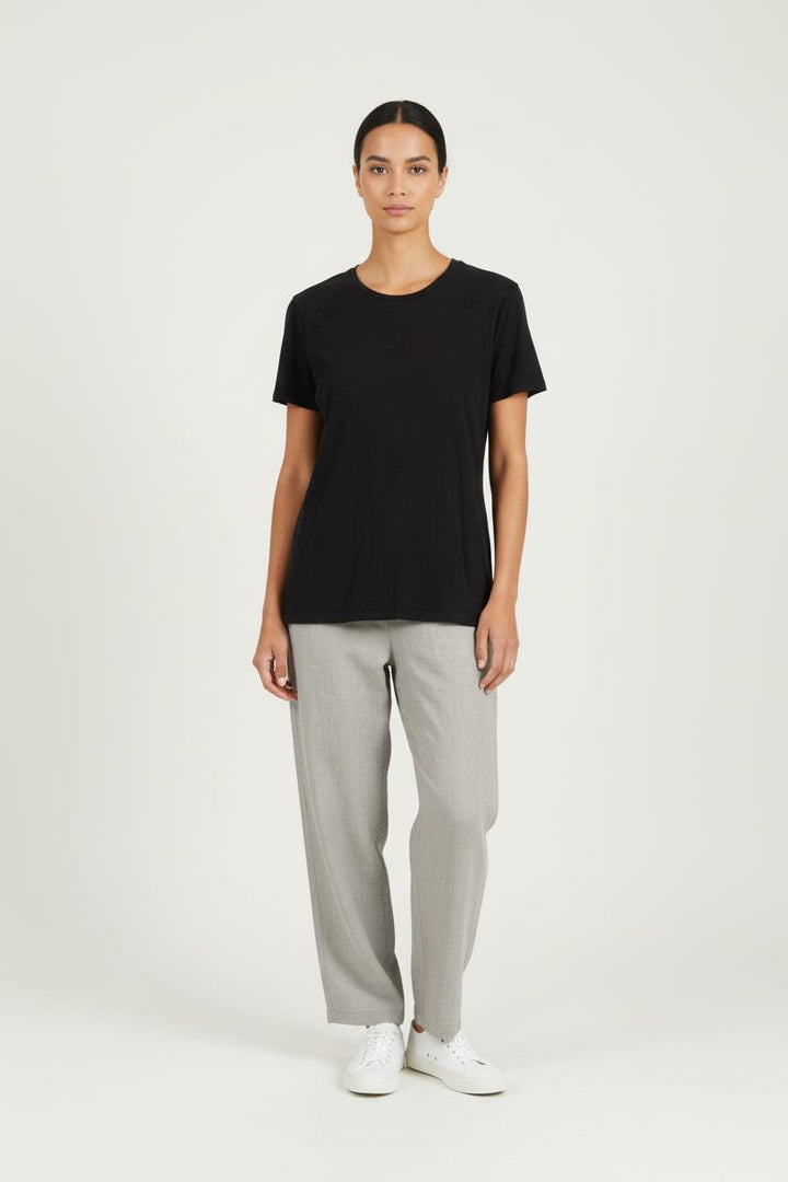 Tee-shirt Noir - Taille S/36 de la marque IKKS | PARAD86661 - Vendu par Paradigme - Image 1