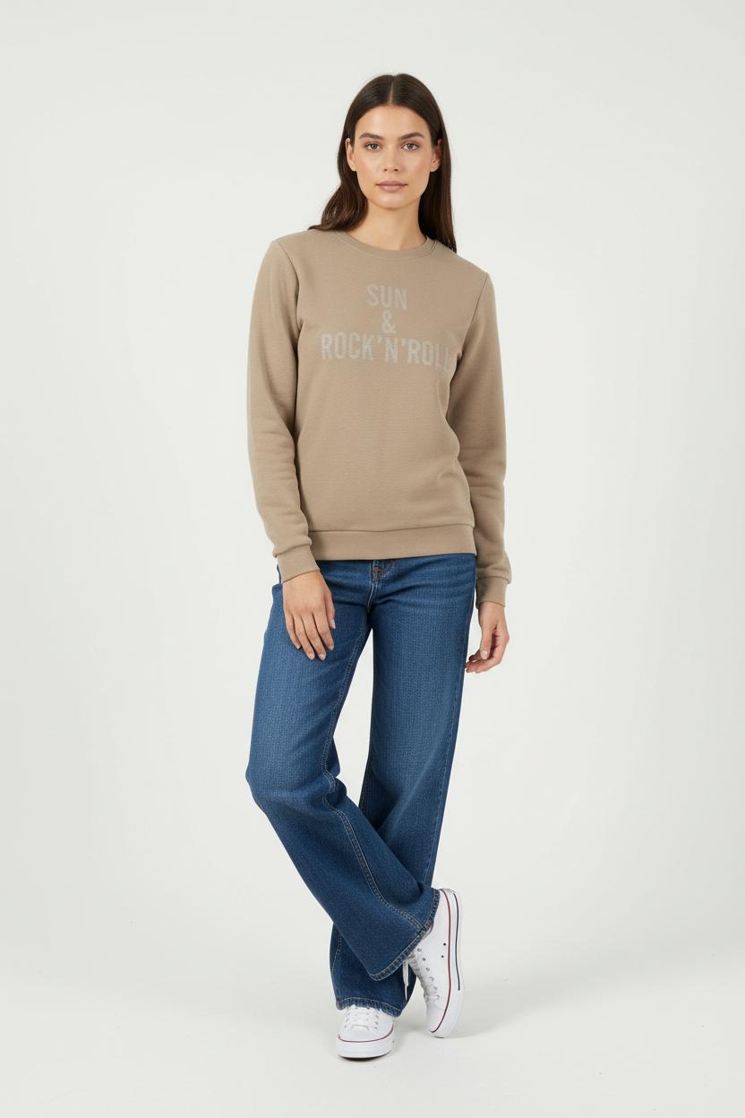 Sweatshirt Beige - Taille S/36 de la marque IKKS | PARAD86665 - Vendu par Paradigme - Image 1