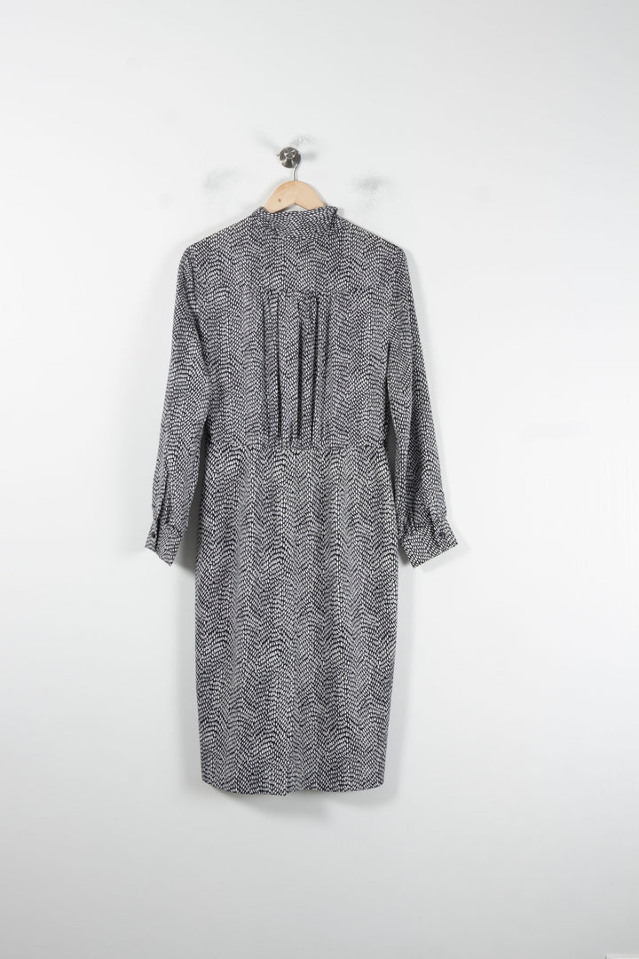 Robe Longue Noire et Blanche - Taille XL/42 de la marque Max Mara | PARAD86668 - Vendu par Paradigme - Image 4