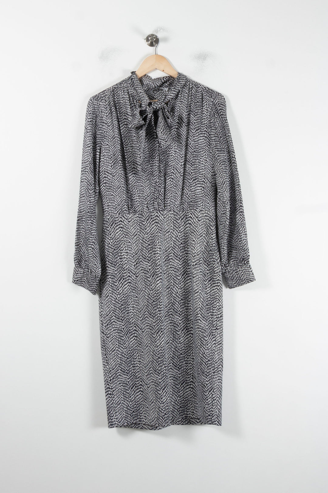 Robe Longue Noire et Blanche - Taille XL/42 de la marque Max Mara | PARAD86668 - Vendu par Paradigme - Image 2