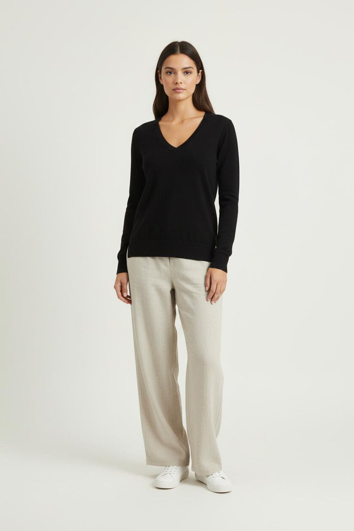 Pull Noir - Taille S/36 de la marque Eric Bompard | PARAD86672 - Vendu par Paradigme - Image 1