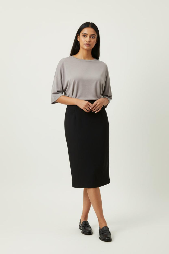 Jupe Crayon Noire - Taille XXL/44 de la marque Maison 123 | PARAD86674 - Vendu par Paradigme - Image 1