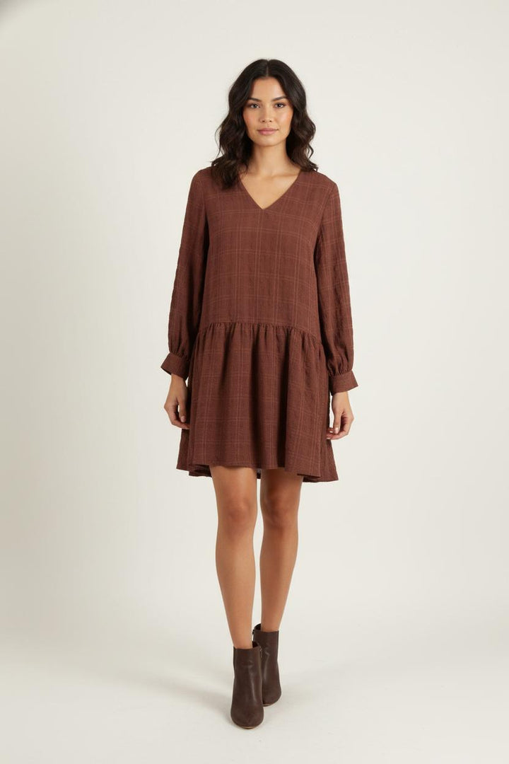 Robe Courte Bordeaux - Taille S/36 de la marque Samsoe Samsoe | PARAD86681 - Vendu par Paradigme - Image 1