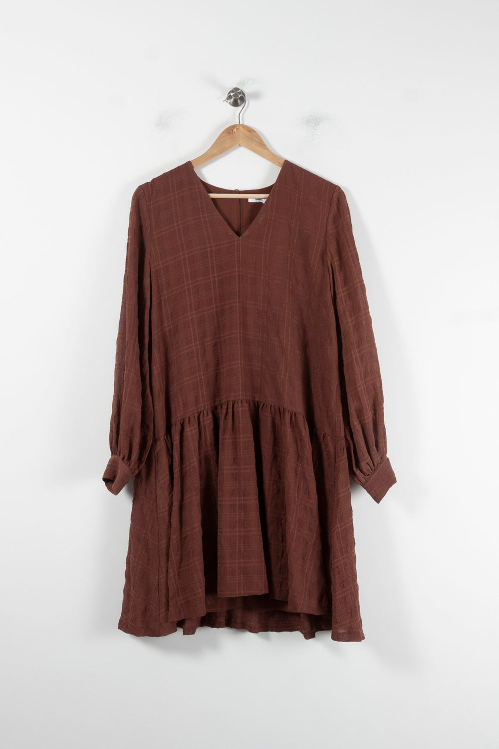 Robe Courte Bordeaux - Taille S/36 de la marque Samsoe Samsoe | PARAD86681 - Vendu par Paradigme - Image 2