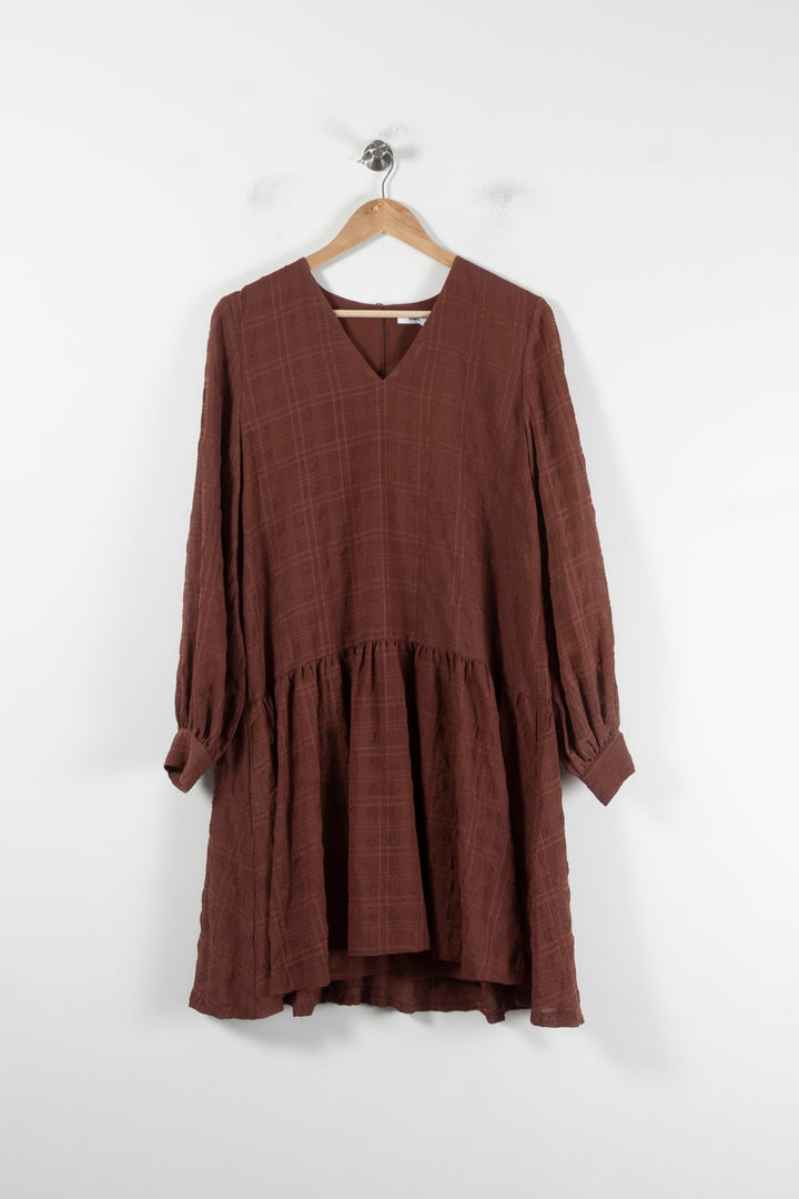 Robe Courte Bordeaux - Taille S/36 de la marque Samsoe Samsoe | PARAD86681 - Vendu par Paradigme - Image 2