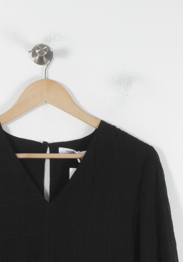 Robe Courte Noire - Taille XXS/32 de la marque Samsoe Samsoe | PARAD86683 - Vendu par Paradigme - Image 3