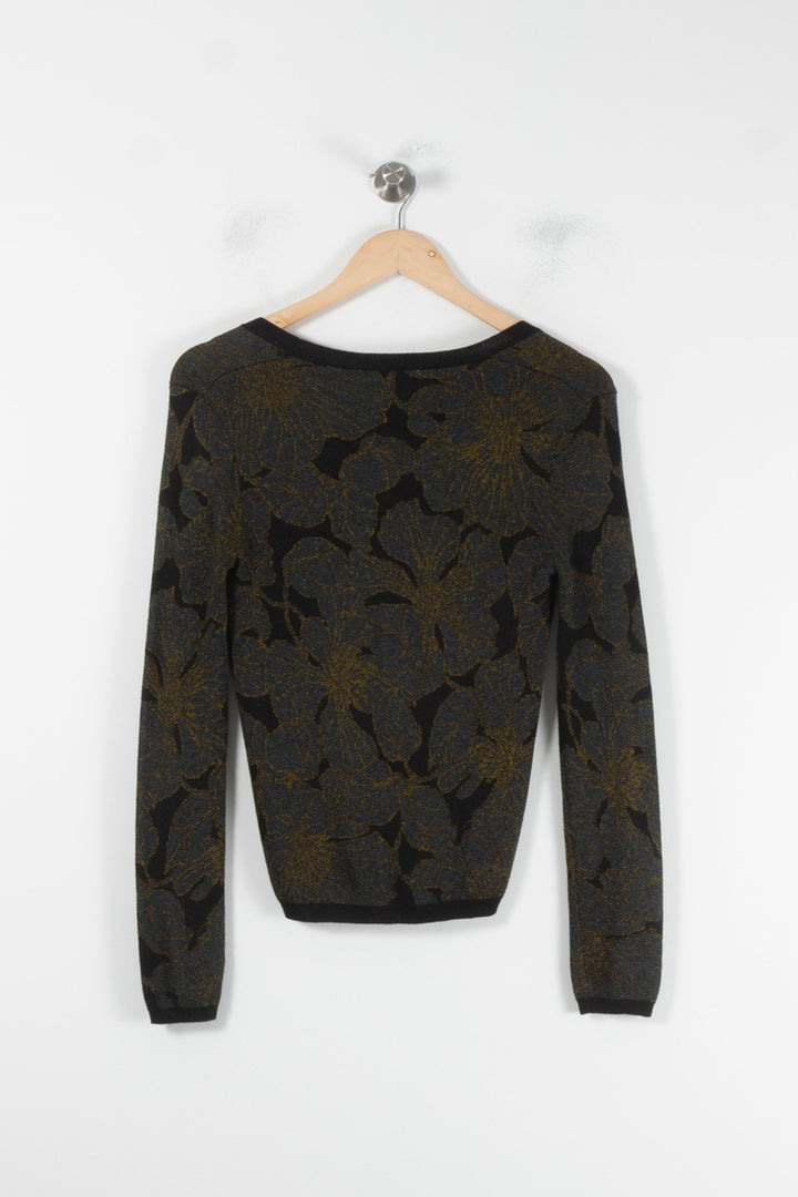 Cardigan Noir et Doré - Taille S/36 de la marque Louizon | PARAD86684 - Vendu par Paradigme - Image 4