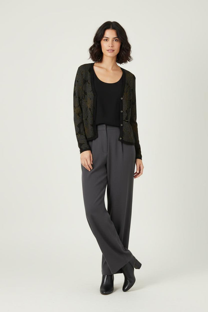 Cardigan Noir et Doré - Taille S/36 de la marque Louizon | PARAD86684 - Vendu par Paradigme - Image 1