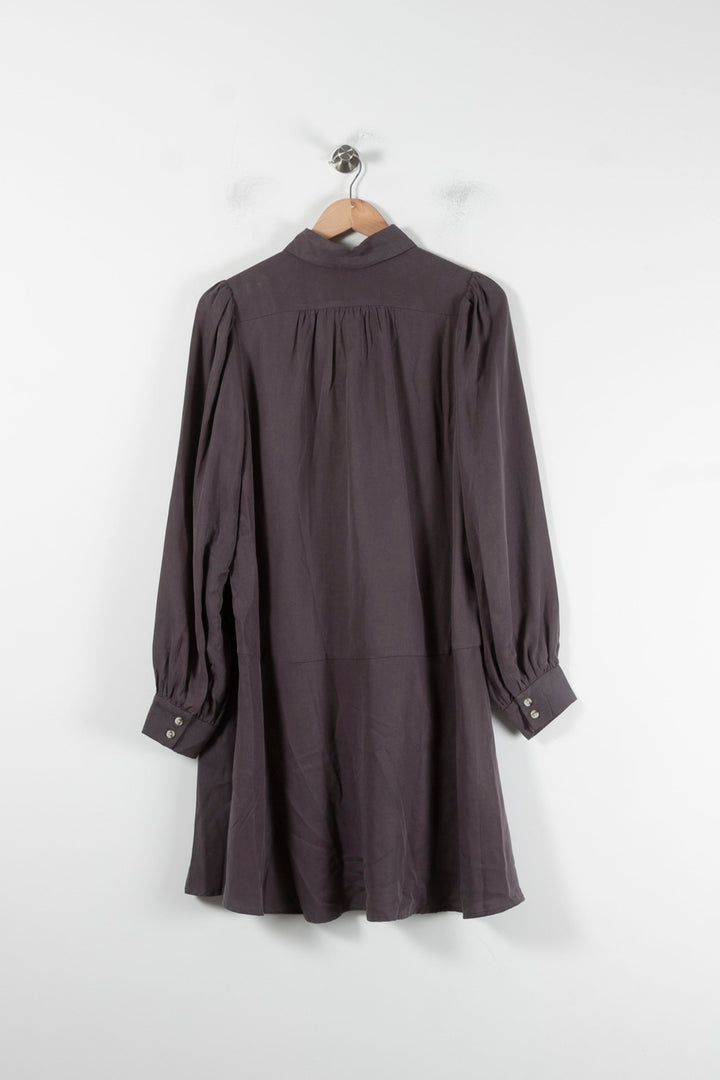 Robe Chemise Grise - Taille M/38 de la marque Samsoe Samsoe | PARAD86686 - Vendu par Paradigme - Image 4