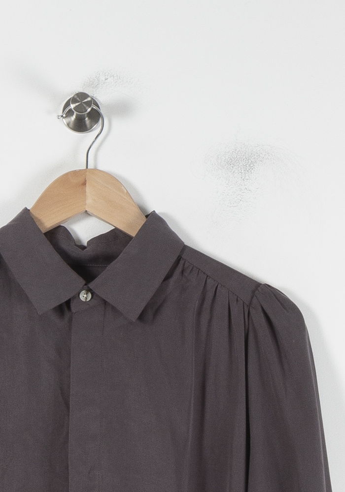 Robe Chemise Grise - Taille M/38 de la marque Samsoe Samsoe | PARAD86686 - Vendu par Paradigme - Image 3