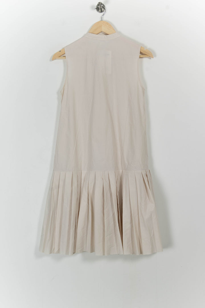 Robe Plissée Beige - Taille S/36 de la marque COS | PARAD86743 - Vendu par Paradigme - Image 4
