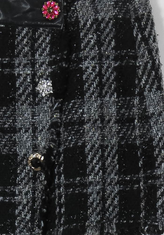 Jupe Courte Noire et Grise - Taille S/36 de la marque Liu Jo | PARAD86745 - Vendu par Paradigme - Image 3