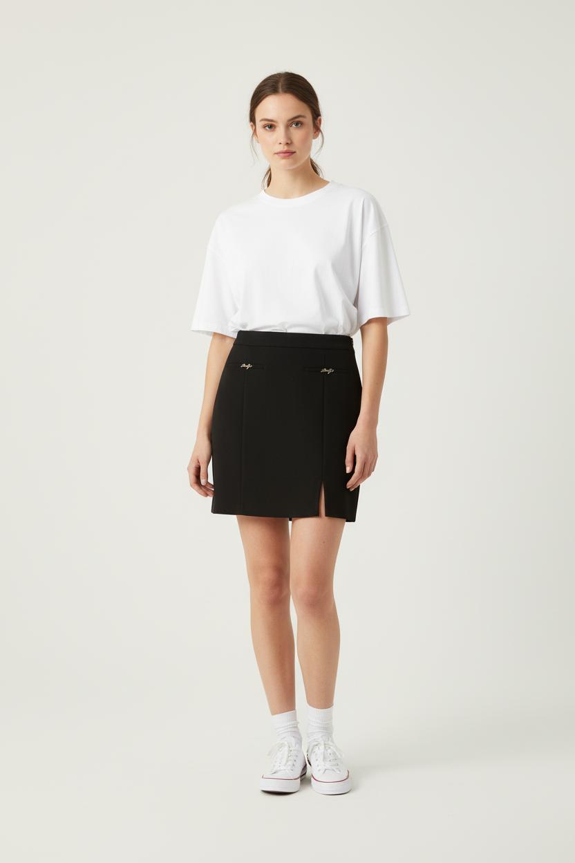 Jupe Courte Noire - Taille S/36 de la marque Liu Jo | PARAD86746 - Vendu par Paradigme - Image 1