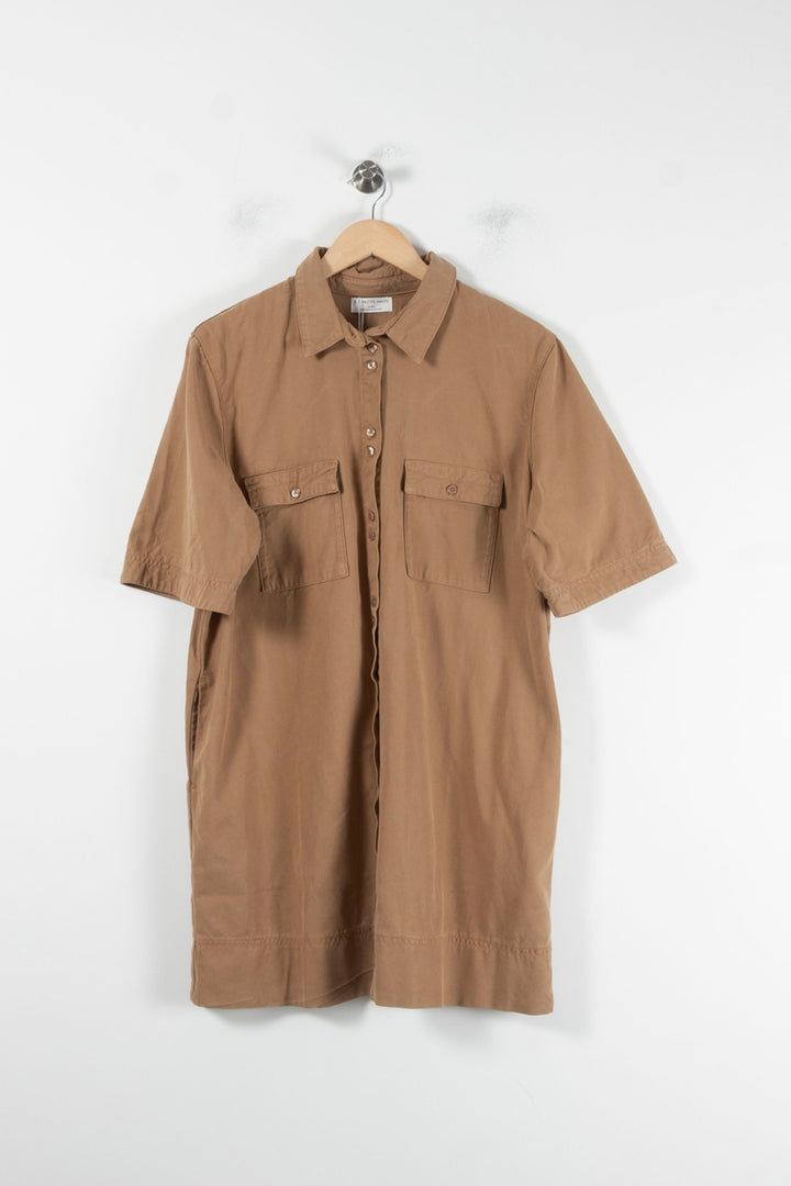 Robe Chemise Marron - Taille XL/42 de la marque Des petits hauts | PARAD86766 - Vendu par Paradigme - Image 2