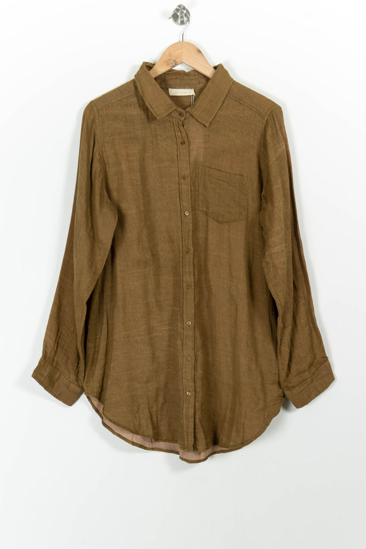 Chemise Marron - Taille XXL/44 de la marque Mes Demoiselles Paris | PARAD86768 - Vendu par Paradigme - Image 2