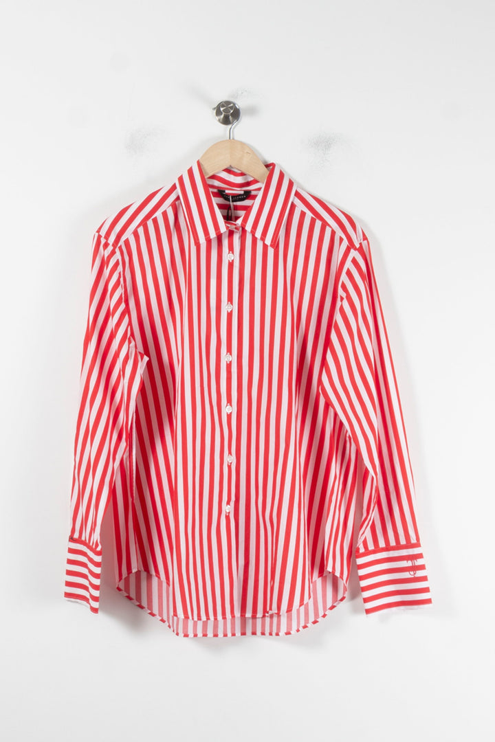 Chemise Rayée Rouge et Blanche - Taille XXL/44 de la marque Tara Jarmon | PARAD86775 - Vendu par Paradigme - Image 2
