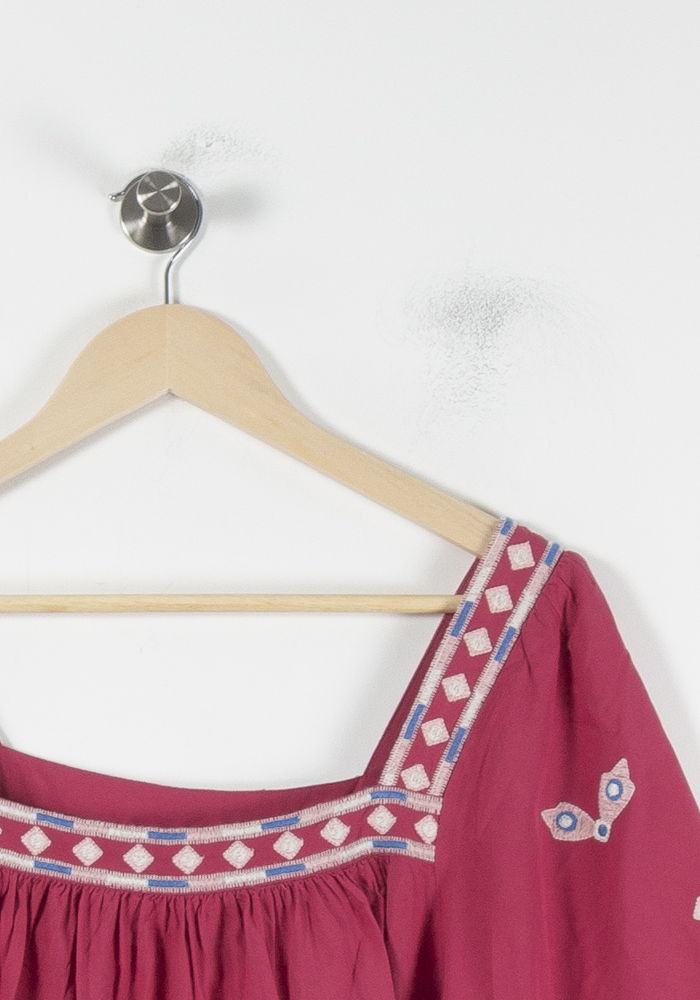 Blouse Rose et Bleu - Taille L/40 de la marque ba&sh | PARAD86778 - Vendu par Paradigme - Image 3