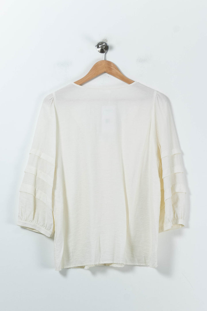 Blouse Beige - Taille L/40 de la marque Des petits hauts | PARAD86785 - Vendu par Paradigme - Image 4