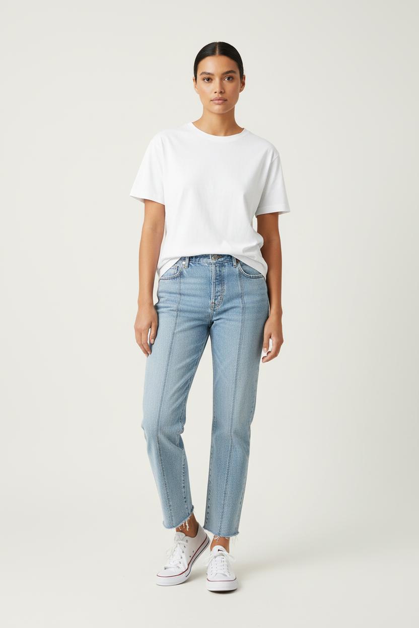 Jean Droit Bleu Clair - Taille XL/42 de la marque Bellerose | PARAD86789 - Vendu par Paradigme - Image 1