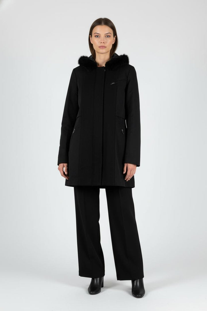 Manteau Noir - Taille M/38 de la marque Comptoir des Cotonniers | PARAD86794 - Vendu par Paradigme - Image 1
