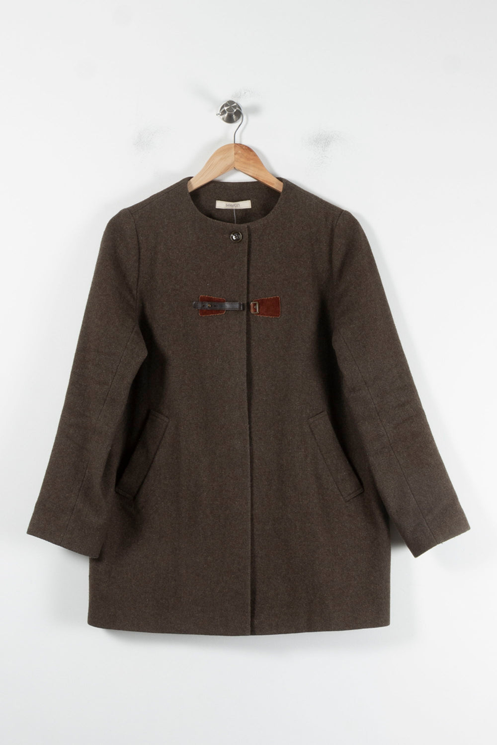 Manteau Marron - Taille M/38 de la marque Sessùn | PARAD86797 - Vendu par Paradigme - Image 2