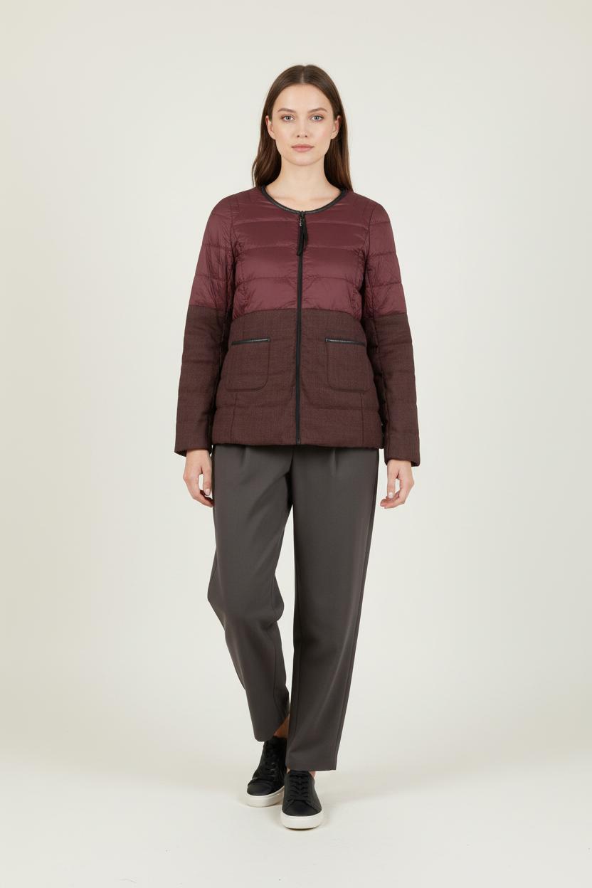 Veste Bordeaux et Marron - Taille S/36 de la marque Comptoir des Cotonniers | PARAD86798 - Vendu par Paradigme - Image 1