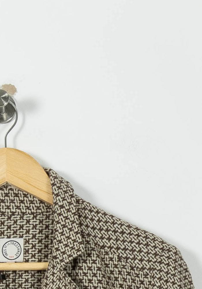 Veste Motif Beige et Noir - Taille S/36 de la marque Ines de la Fressange Paris | PARAD8681 - Vendu par Paradigme - Image 3