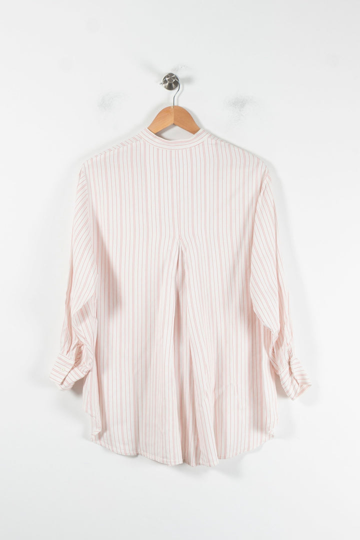 Chemise Blanche et Rose - Taille S/36 de la marque Maje | PARAD86810 - Vendu par Paradigme - Image 4