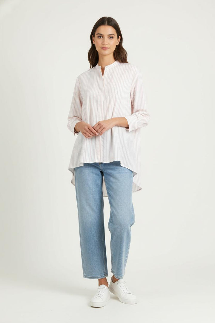 Chemise Blanche et Rose - Taille S/36 de la marque Maje | PARAD86810 - Vendu par Paradigme - Image 1