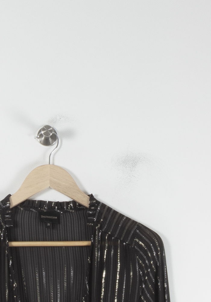 Robe Longue Noire et Dorée - Taille M/38 de la marque Bérénice | PARAD86812 - Vendu par Paradigme - Image 3