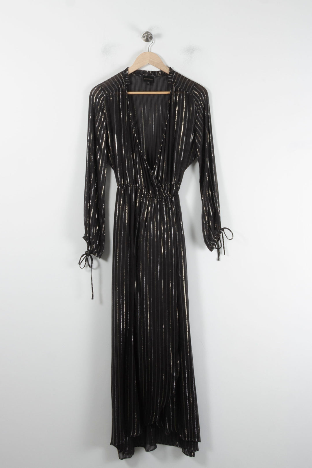 Robe Longue Noire et Dorée - Taille M/38 de la marque Bérénice | PARAD86812 - Vendu par Paradigme - Image 2