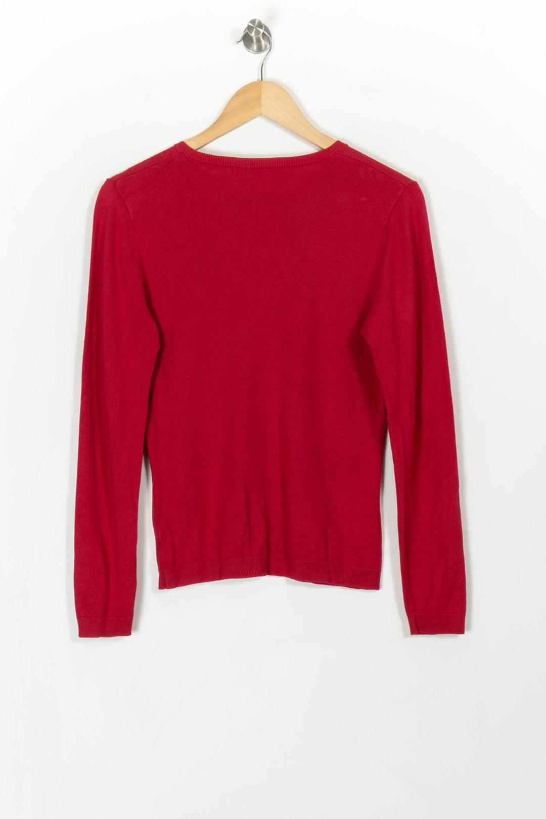 Cardigan Rouge - Taille M/38 de la marque Galeries Lafayette | PARAD86815 - Vendu par Paradigme - Image 4