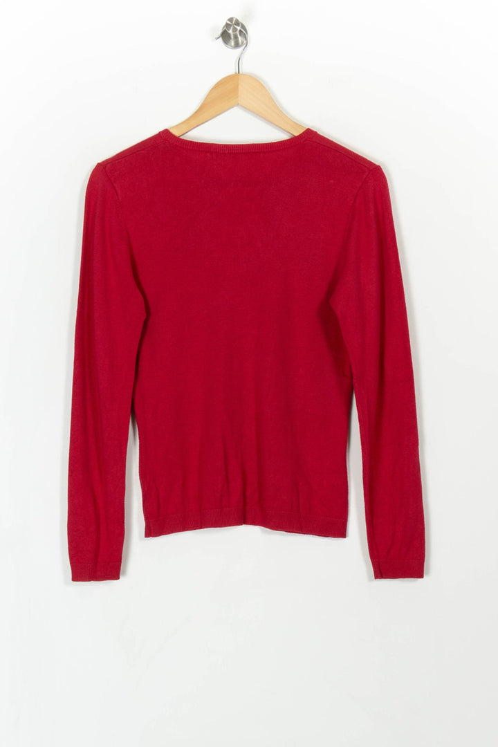 Cardigan Rouge - Taille M/38 de la marque Galeries Lafayette | PARAD86815 - Vendu par Paradigme - Image 4